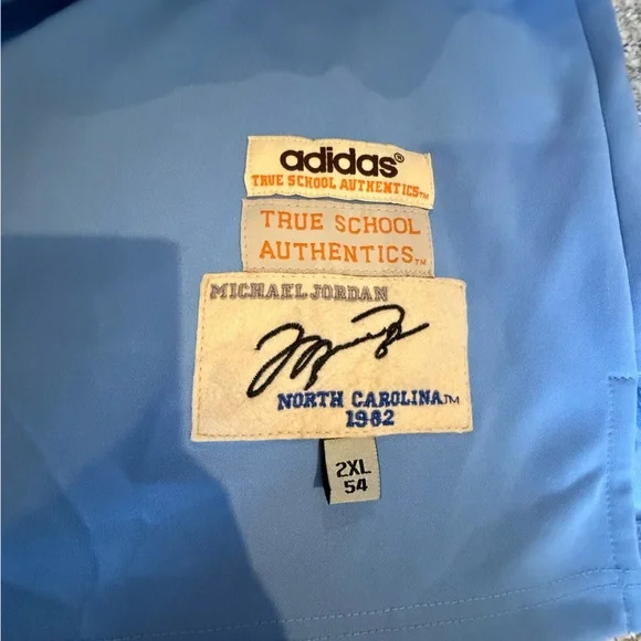 NWT Adidas/True School Authentic UNC 23 Michael Jordan Jersey MSRP $300 - Picture 13 of 13